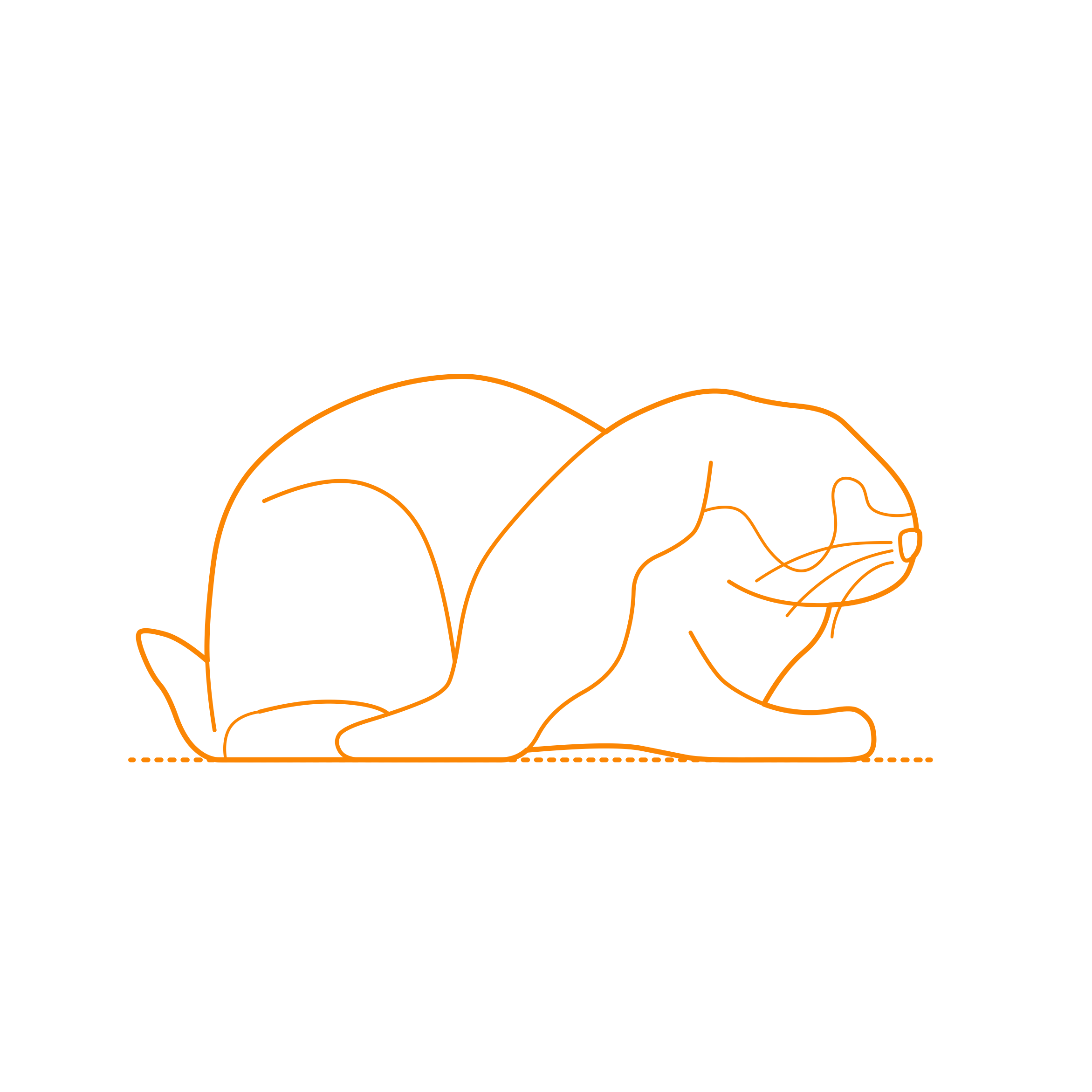 Animals Lagomorphs English Lop Stencil Svg Design File Free Vectors